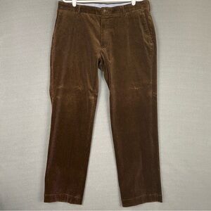 Polo Ralph Lauren Corduroy Chino Pants Men's‎ 35x30 Brown Classic Fit Trousers